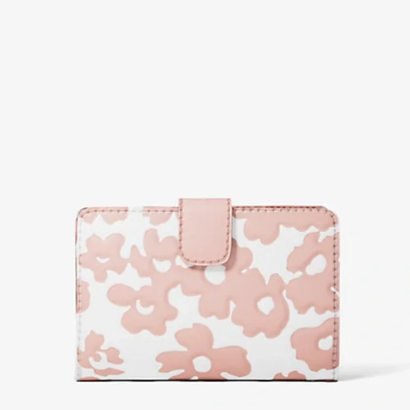 MICHAEL KORS - Jet Set Medium Floral Print Bi-Fold Wallet - Picture 3 of 4